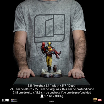 Statue Deadpool und Wolverine – Deadpool & Wolverine – Art Scale 1/10