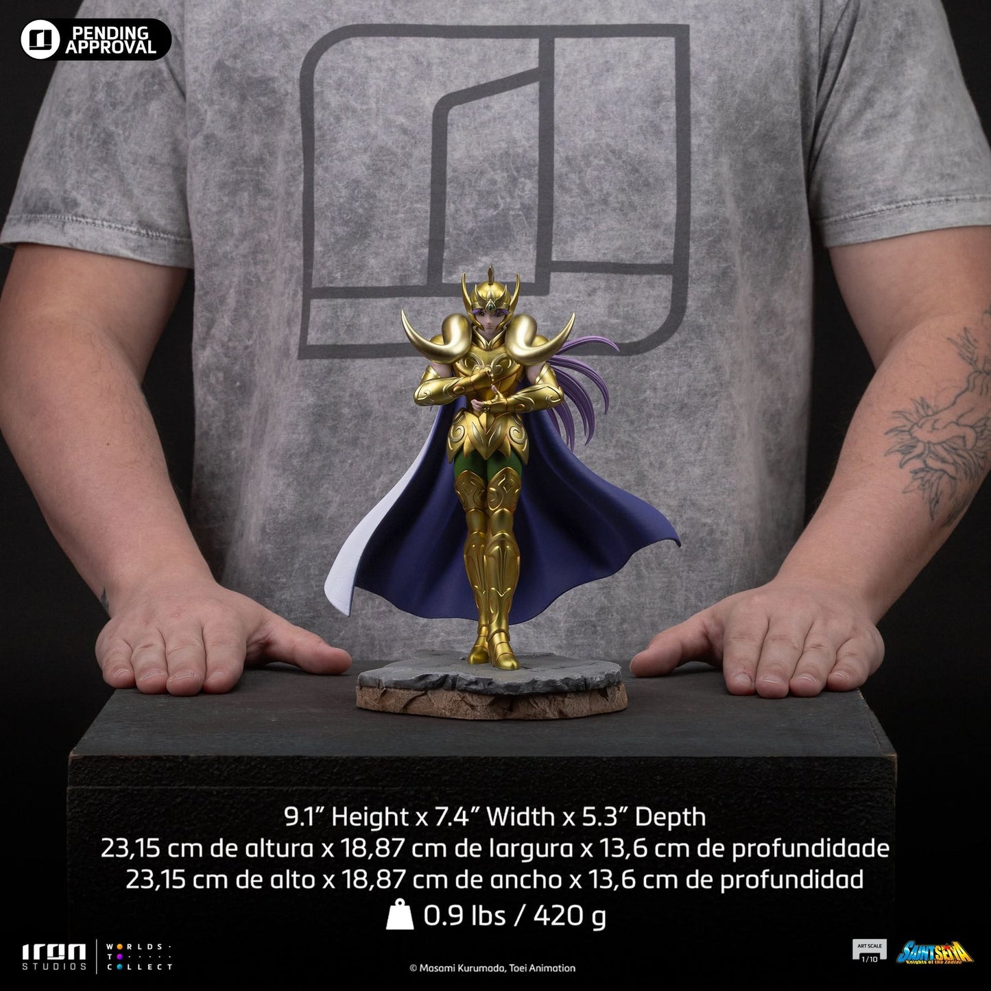 Aries Mu Statue - Saint Seiya - Art Scale 1/10