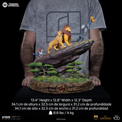 Statue Lion King Deluxe - Disney 100th - Der König der Löwen - Art Scale 1/10 - Disney Classics