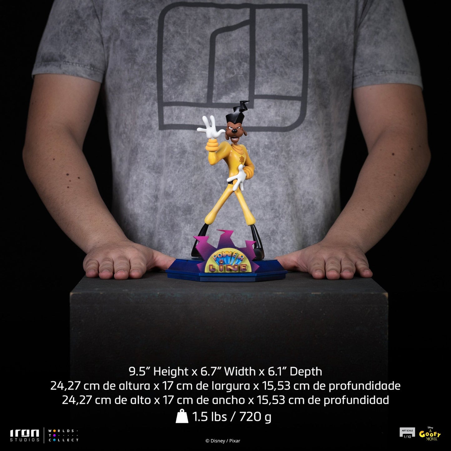Statue Powerline - Goofy – Der Film - Art Scale 1/10 - Disney Classics