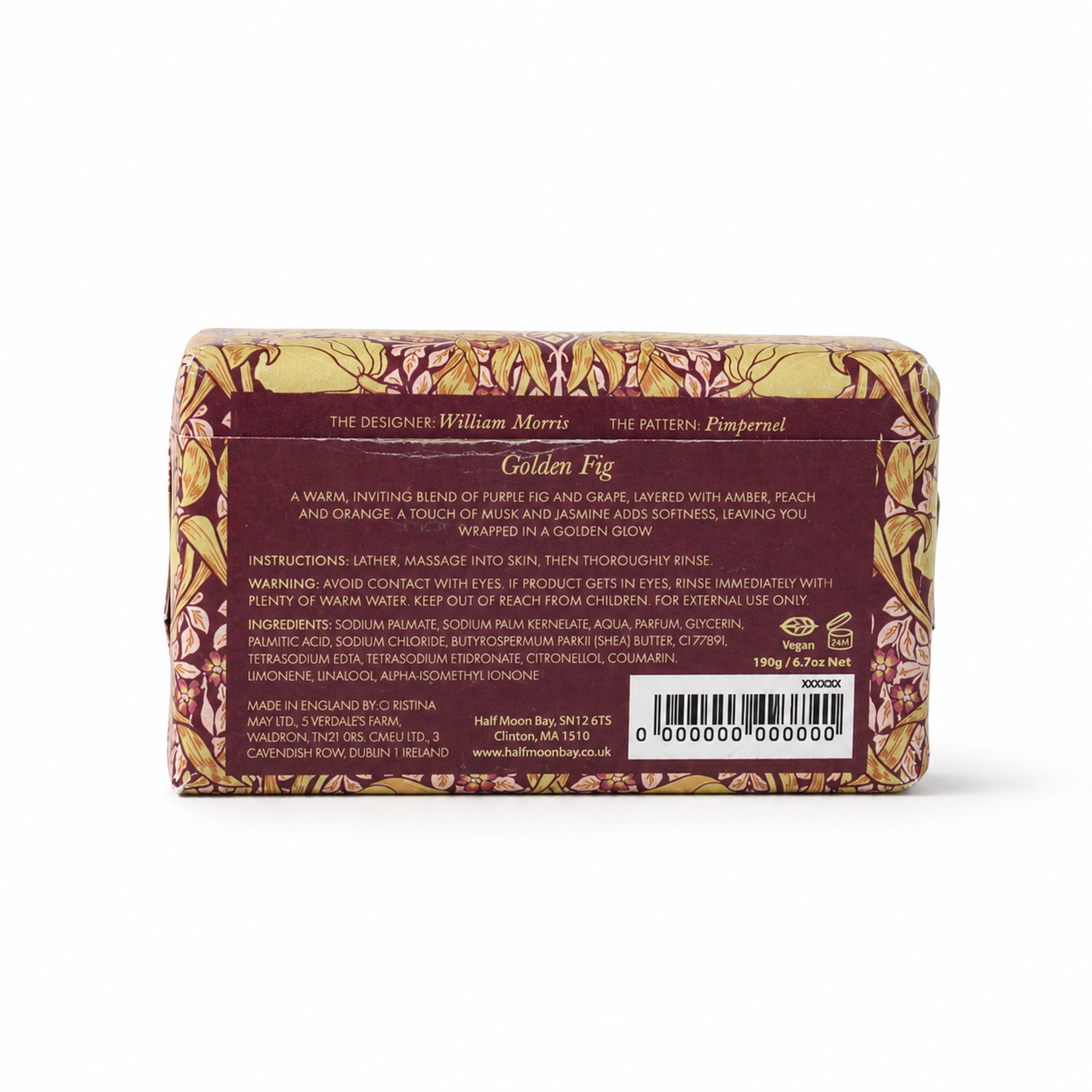 Savon William Morris - ACS Pimpernel 190 g