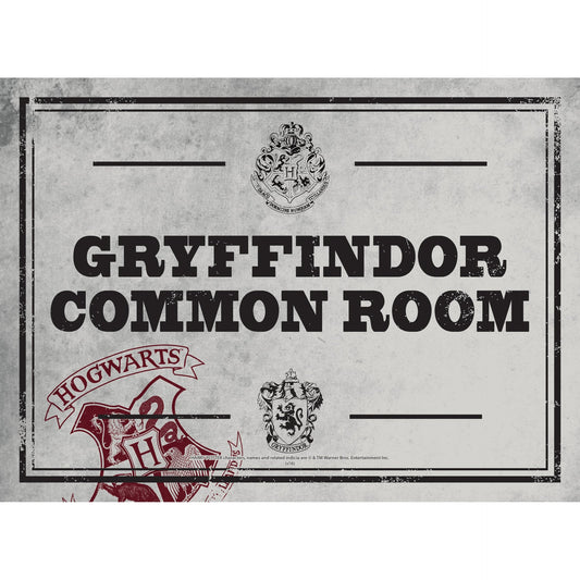 Dekoratives Metallschild DIN A5 Harry Potter – Gemeinschaftsraum