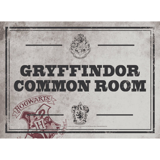 Dekoratives Metallschild DIN A5 Harry Potter – Gemeinschaftsraum