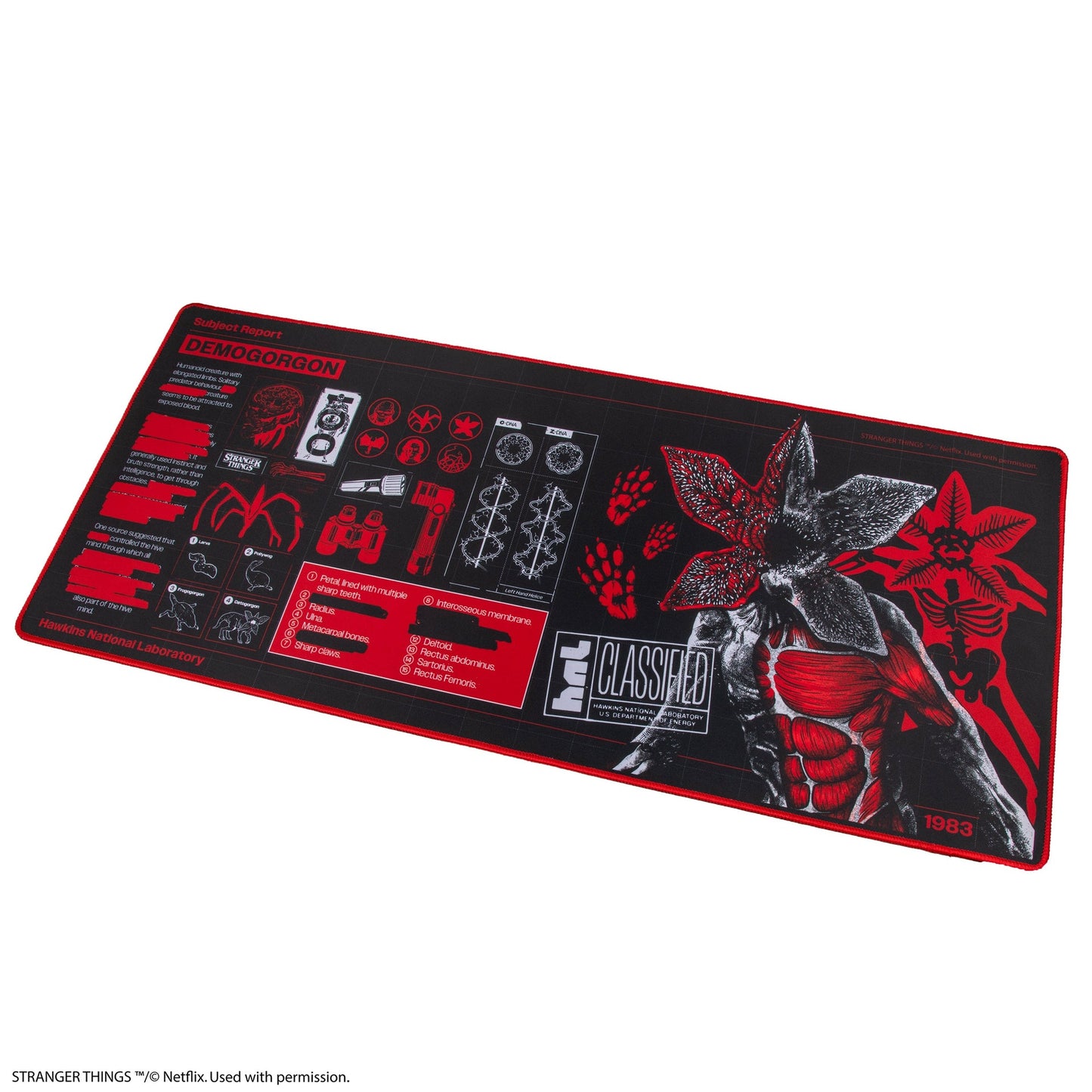 Tapis de bureau Rapport : Démogorgon