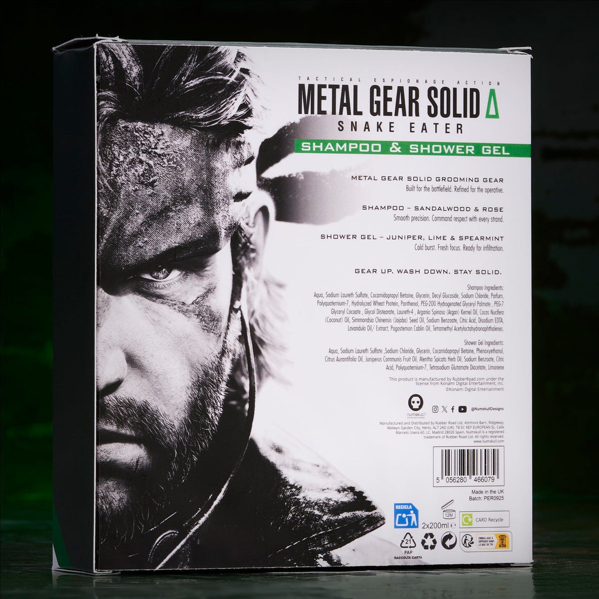 Coffret Metal Gear Solid - Shampooing & gel douche - vue 3