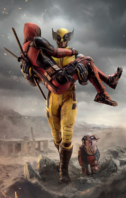 Statue Deadpool und Wolverine – Deadpool & Wolverine – Art Scale 1/10