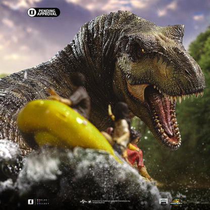 T-Rex River Scene Statue - Jurassic World: Rebirth - Demi Art Scale 1/20