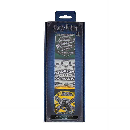 *Set aus 3 Paar Quidditch Hogwarts Deluxe Edition Socken