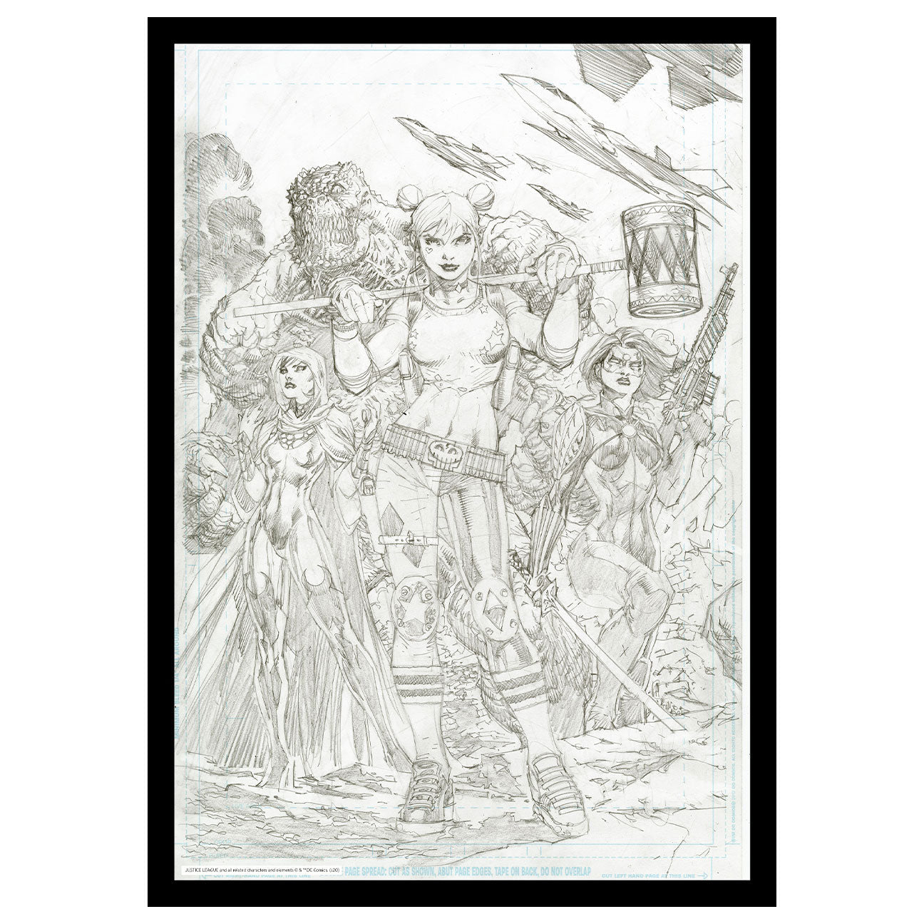 Affiche collector DC Comics - Harley Quinn