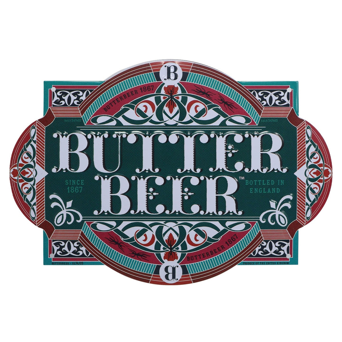 Plaque métal Harry Potter - Butterbeer