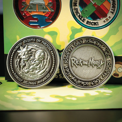 Pièce collector Rick and Morty