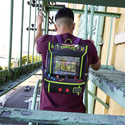 Teenage Mutant Ninja Turtles Mini Backpack - Arcade Vintage Lenticular