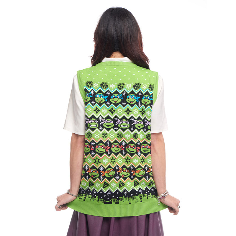 Teenage Mutant Ninja Turtles Knitted Christmas Tank Top