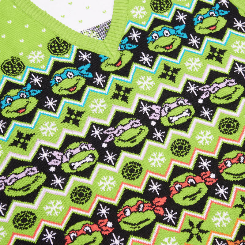 Teenage Mutant Ninja Turtles Knitted Christmas Tank Top