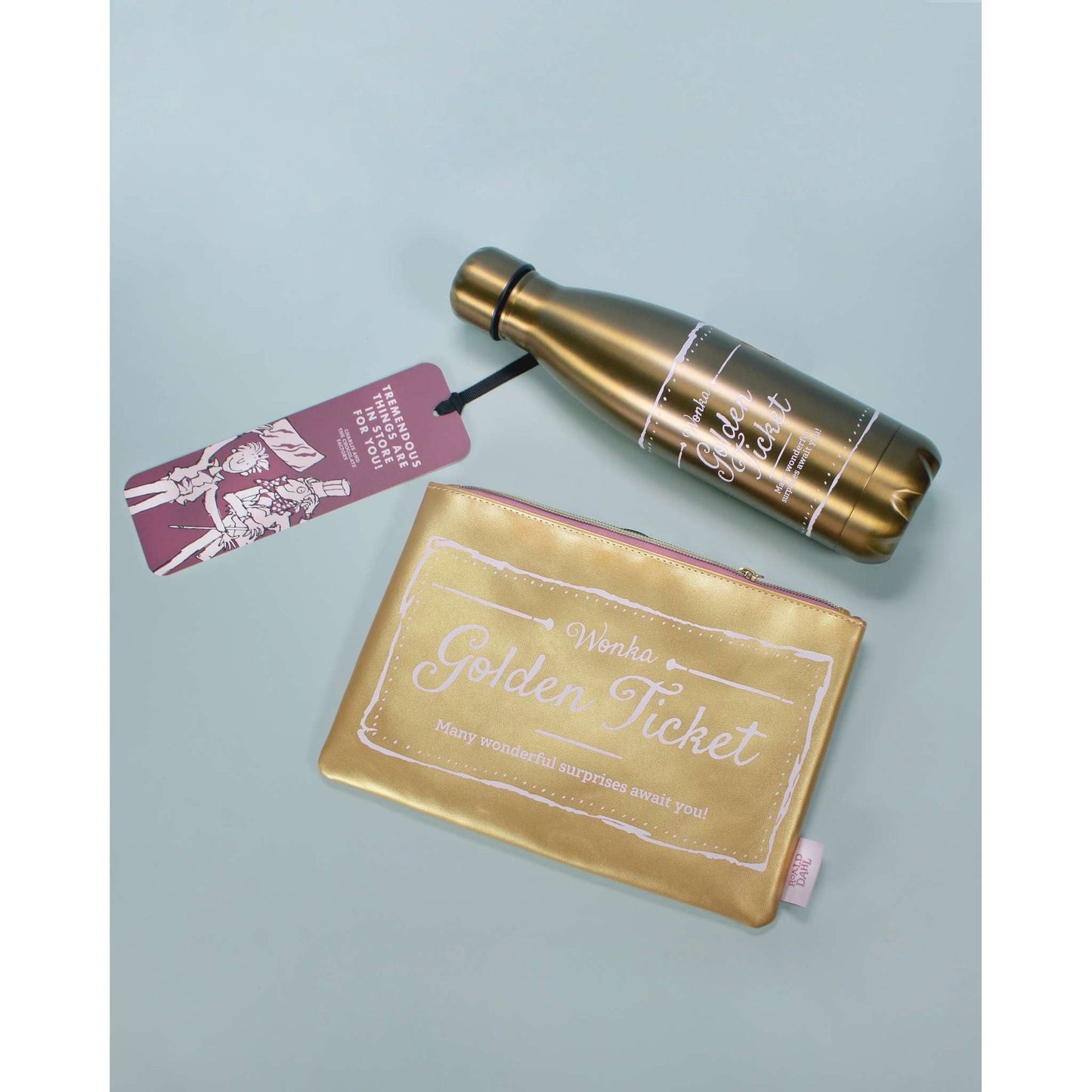 Pochette Roald Dahl - Charlie Golden Ticket 16 x 24 cm