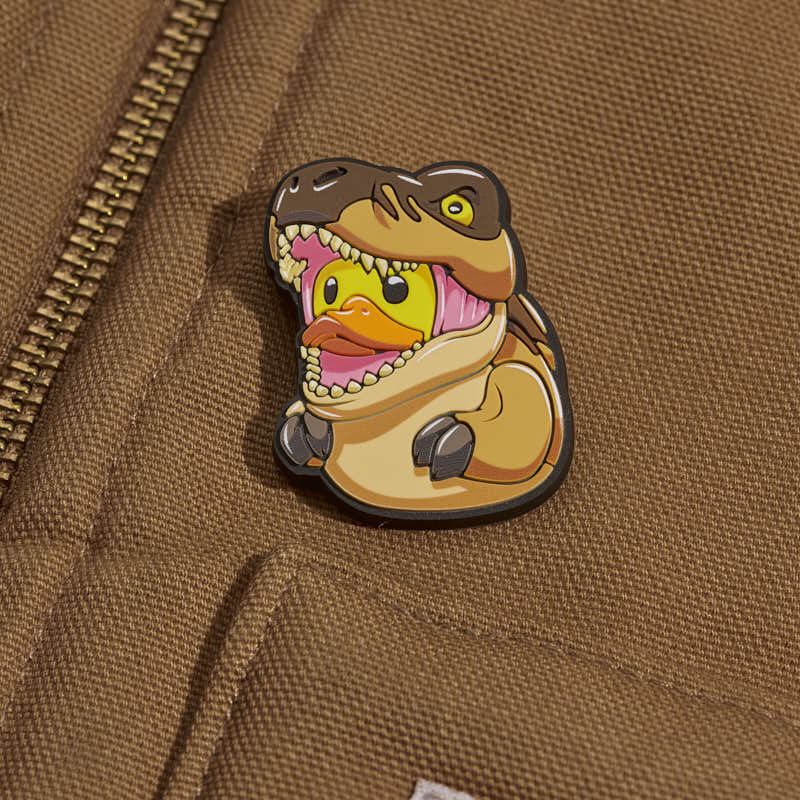 Pin's en caoutchouc TUBBZ T-Rex (Jurassic Park)
