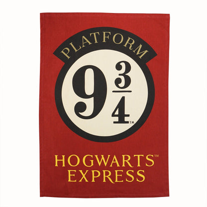 Torchon Harry Potter - en Coton Recyclé Voie 9¾