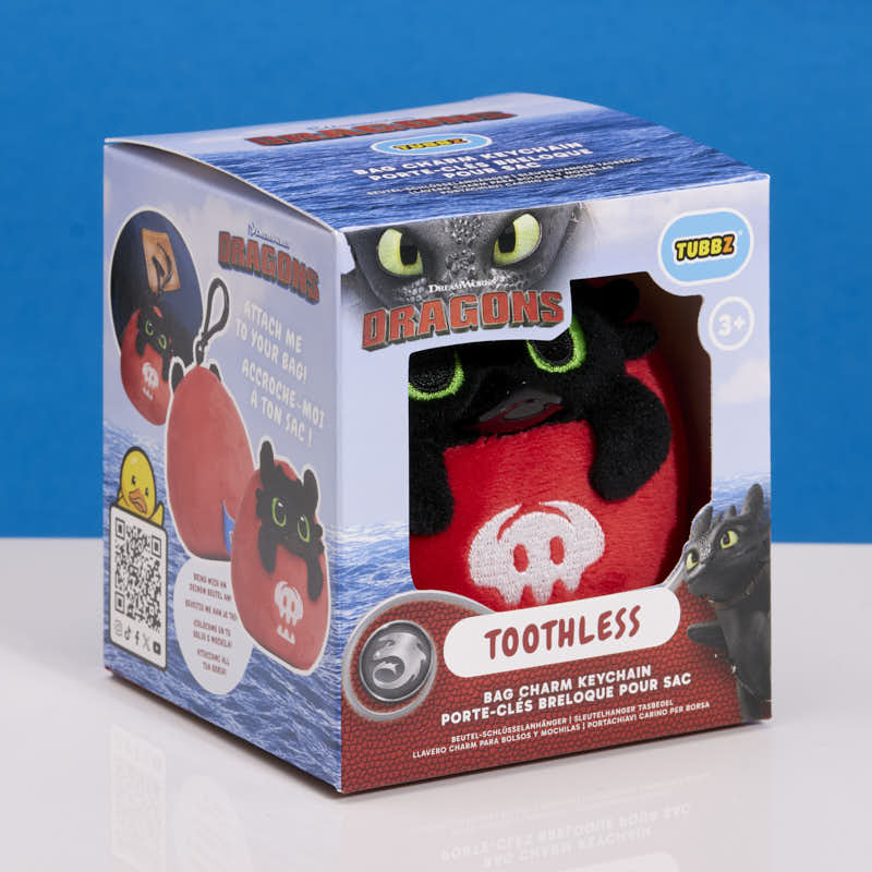 Porte-clés peluche TUBBZ Dragons : Krokmou