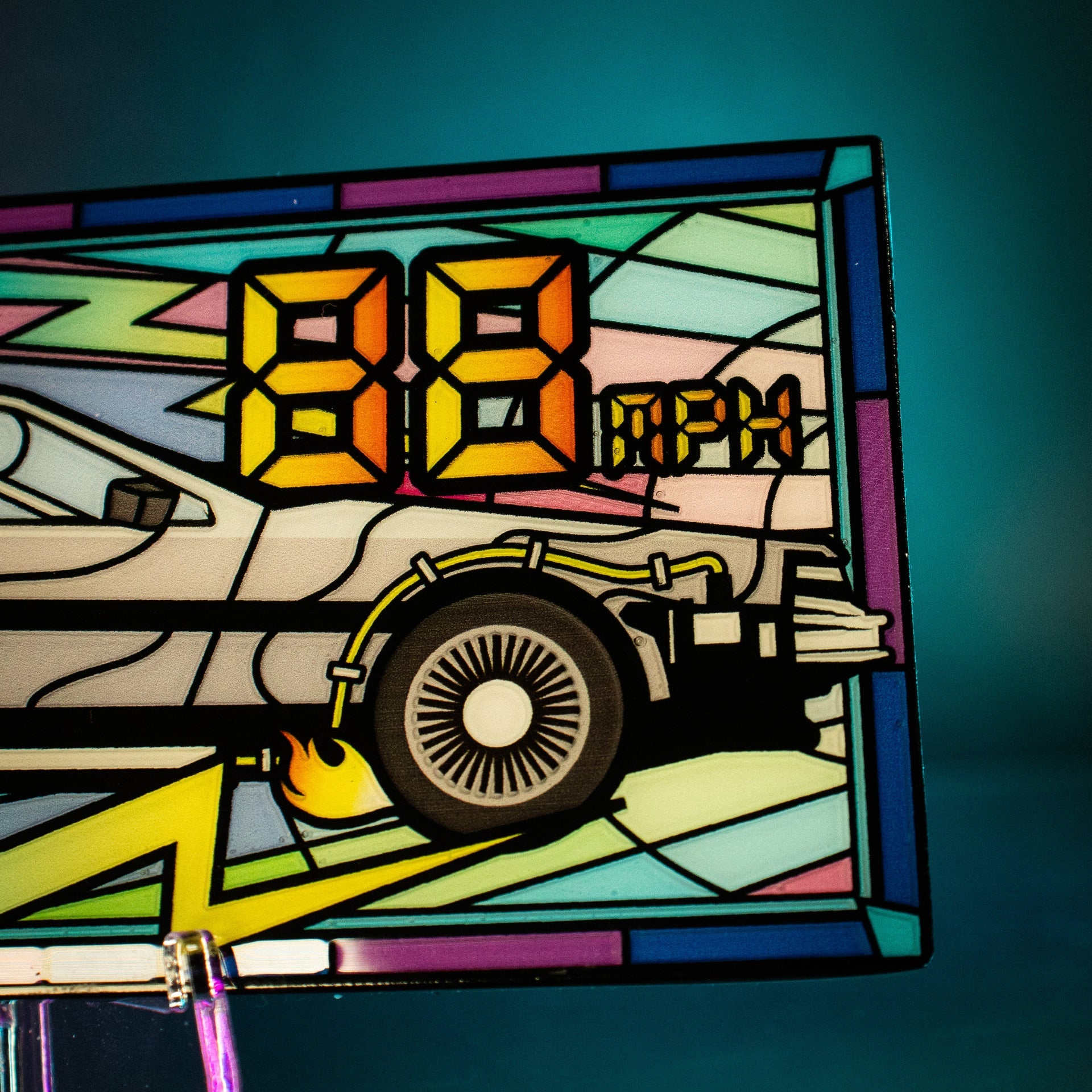 Lingot collector Retour vers le Futur - Stained Glass Style