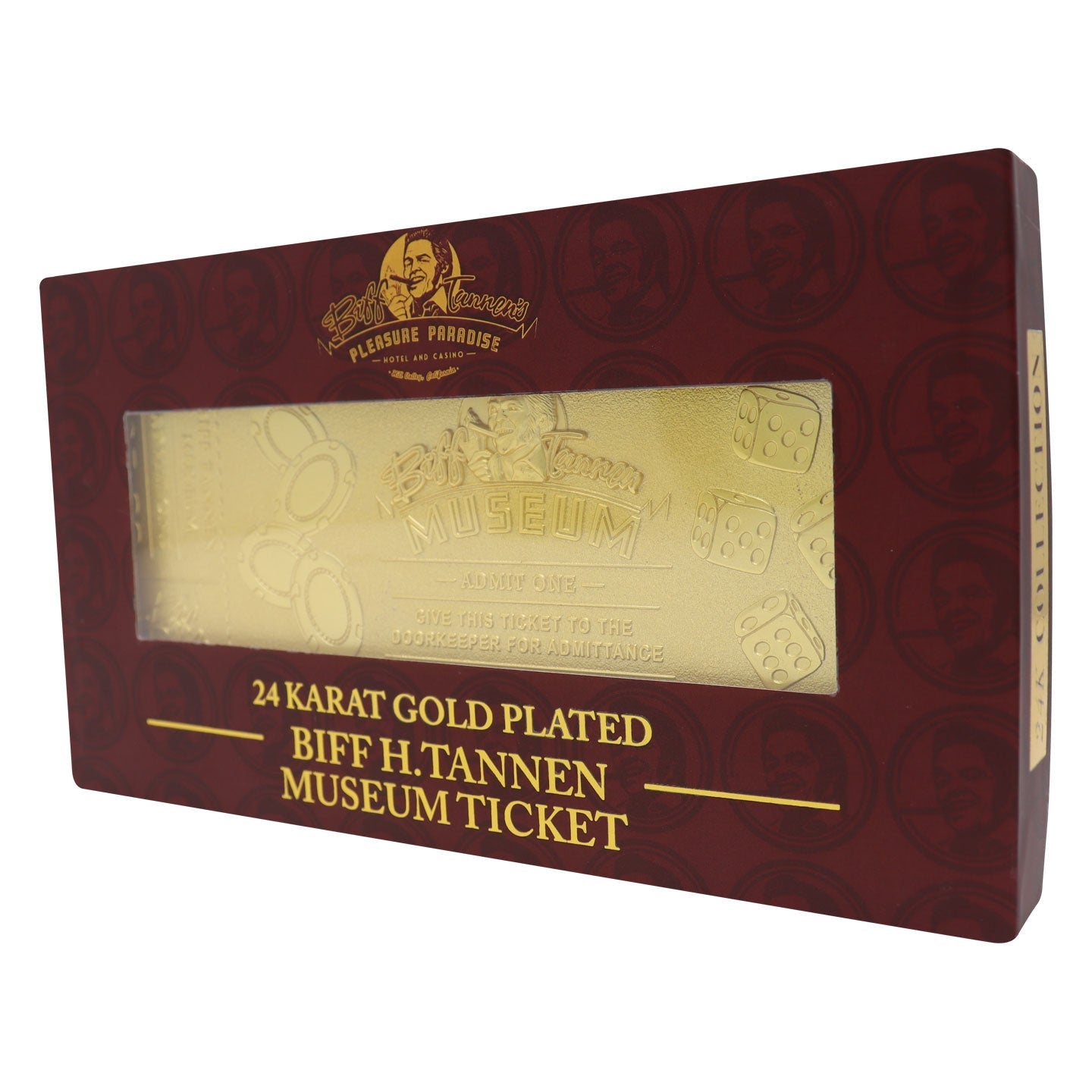Objet collector Retour vers le Futur - 24K Gold Plated Biff Tannen Museum Entrance TicketTObjet collector Retour vers le Futur - 24K Gold Plated Biff Tannen Museum Entrance TicketiObjet collector Retour vers le Futur - 24K Gold Plated Biff Tannen Museum Entrance TicketcObjet collector Retour vers le Futur - 24K Gold Plated Biff Tannen Museum Entrance TicketkObjet collector Retour vers le Futur - 24K Gold Plated Biff Tannen Museum Entrance TicketeObjet collector Retour vers le Futur - 24K Gold Plated Biff Ta