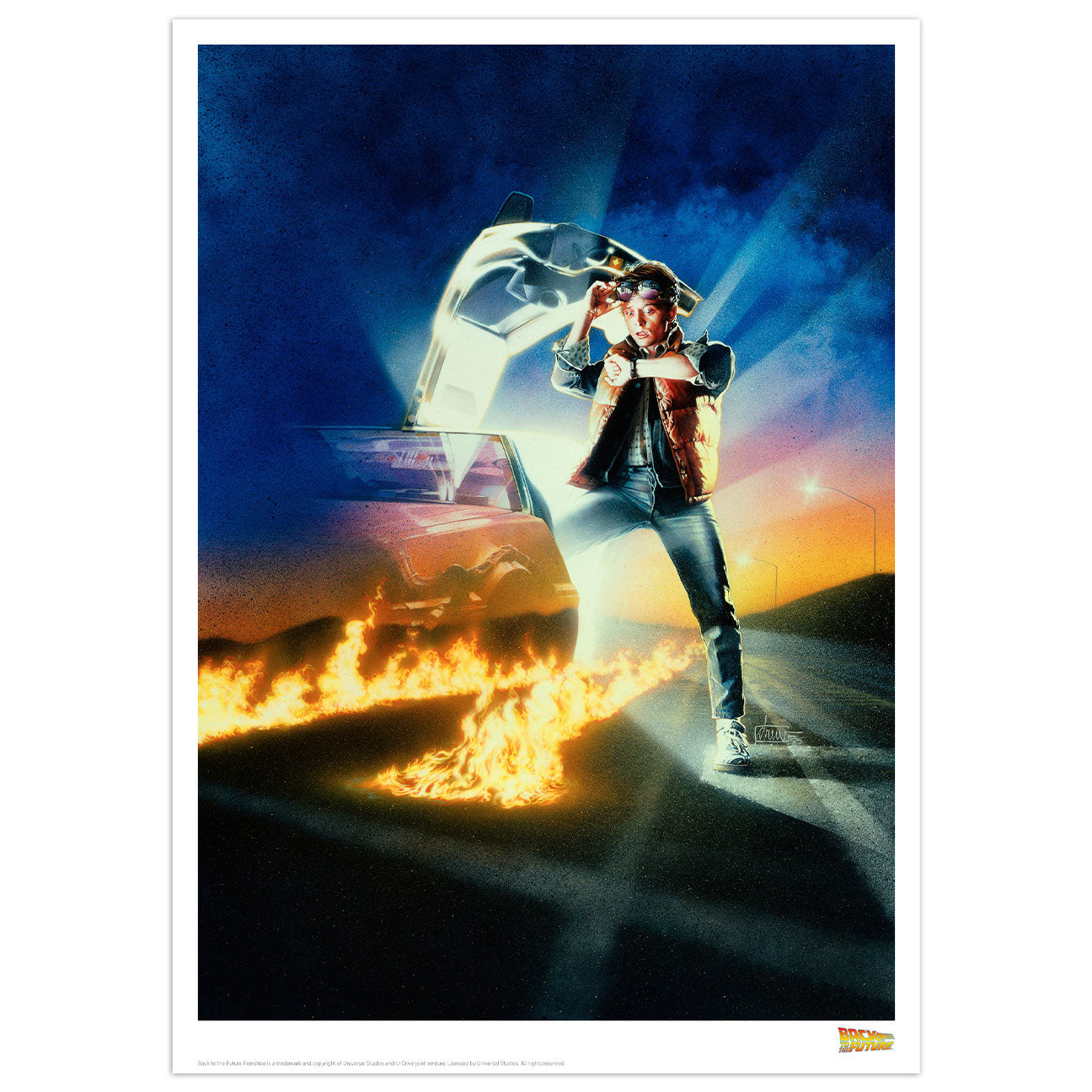 Affiche collector Retour vers le Futur
