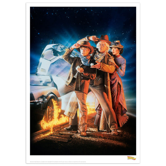 Affiche collector Retour vers le Futur