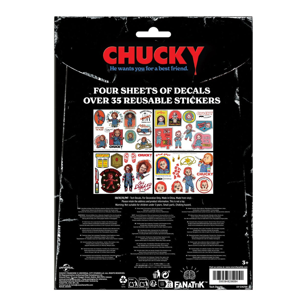 Stickers tech Chucky