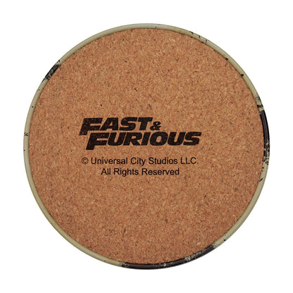 Sous-verres Fast & Furious - 4 Vintage Style