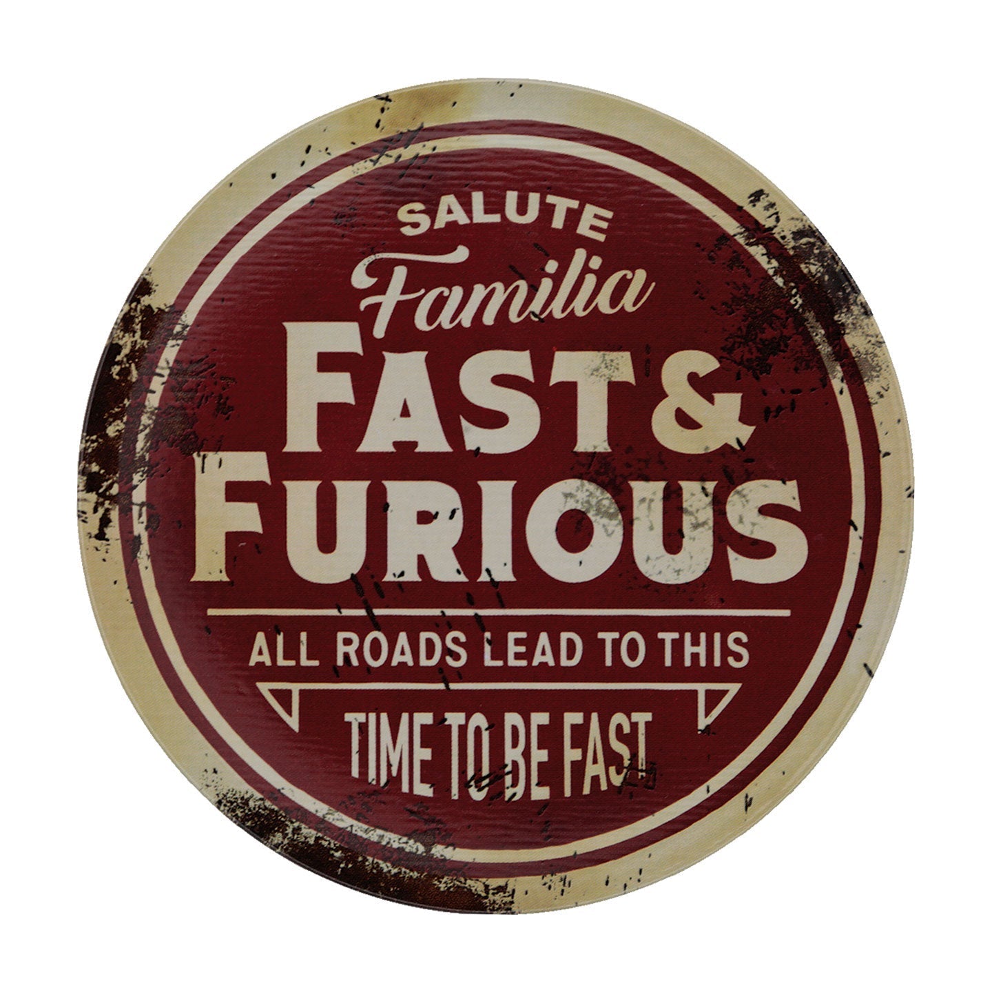 Sous-verres Fast & Furious - 4 Vintage Style