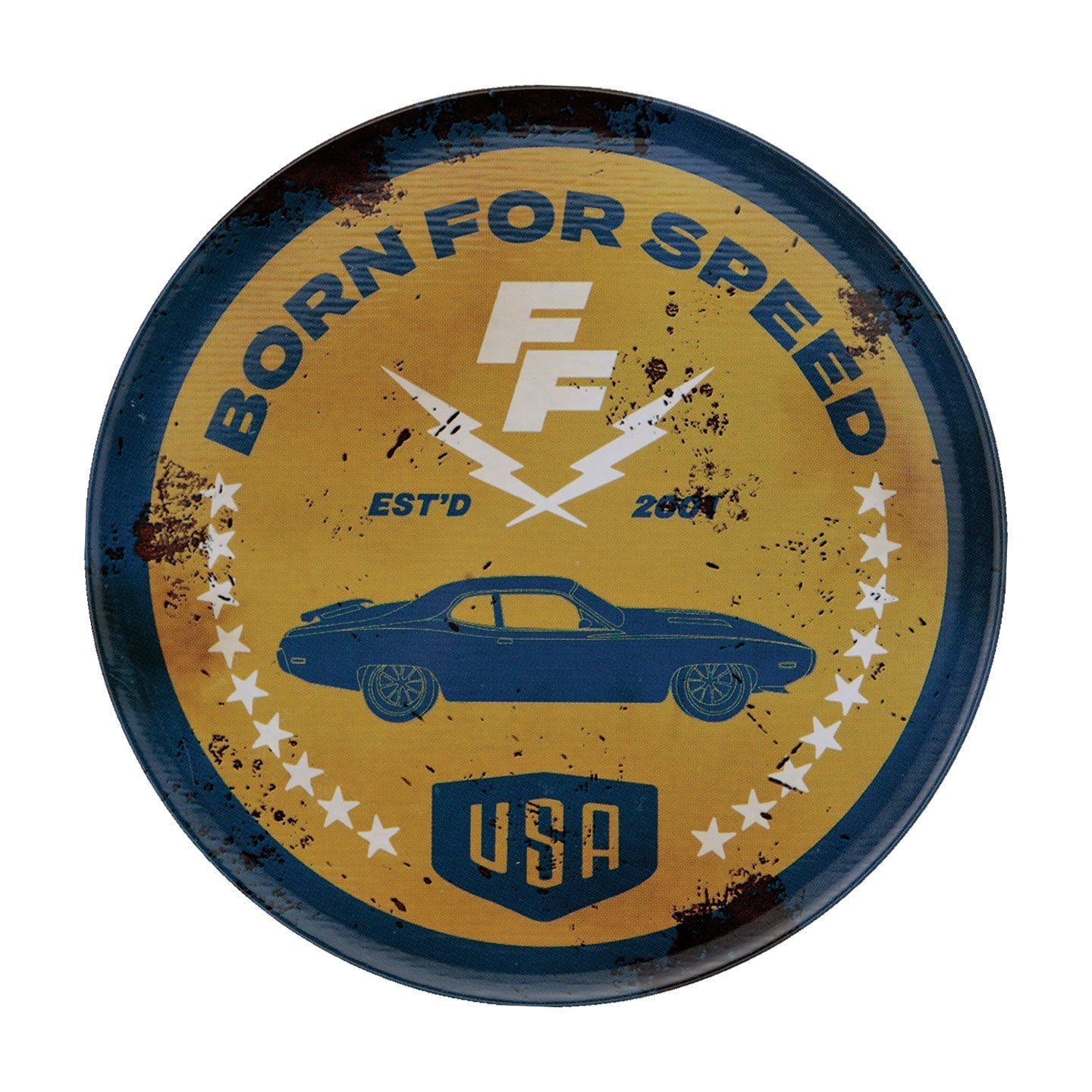 Sous-verres Fast & Furious - 4 Vintage Style