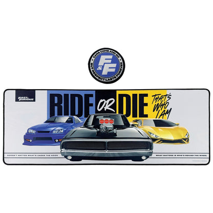 Desk pad & set de sous-verres Fast & Furious - ‘Ride or Die’