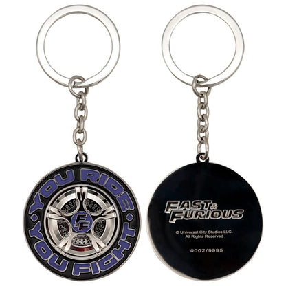 Porte-clés Fast & Furious - ‘You Ride You Fight’