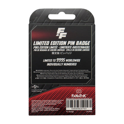 Pin's Fast & Furious - Familia License Plate