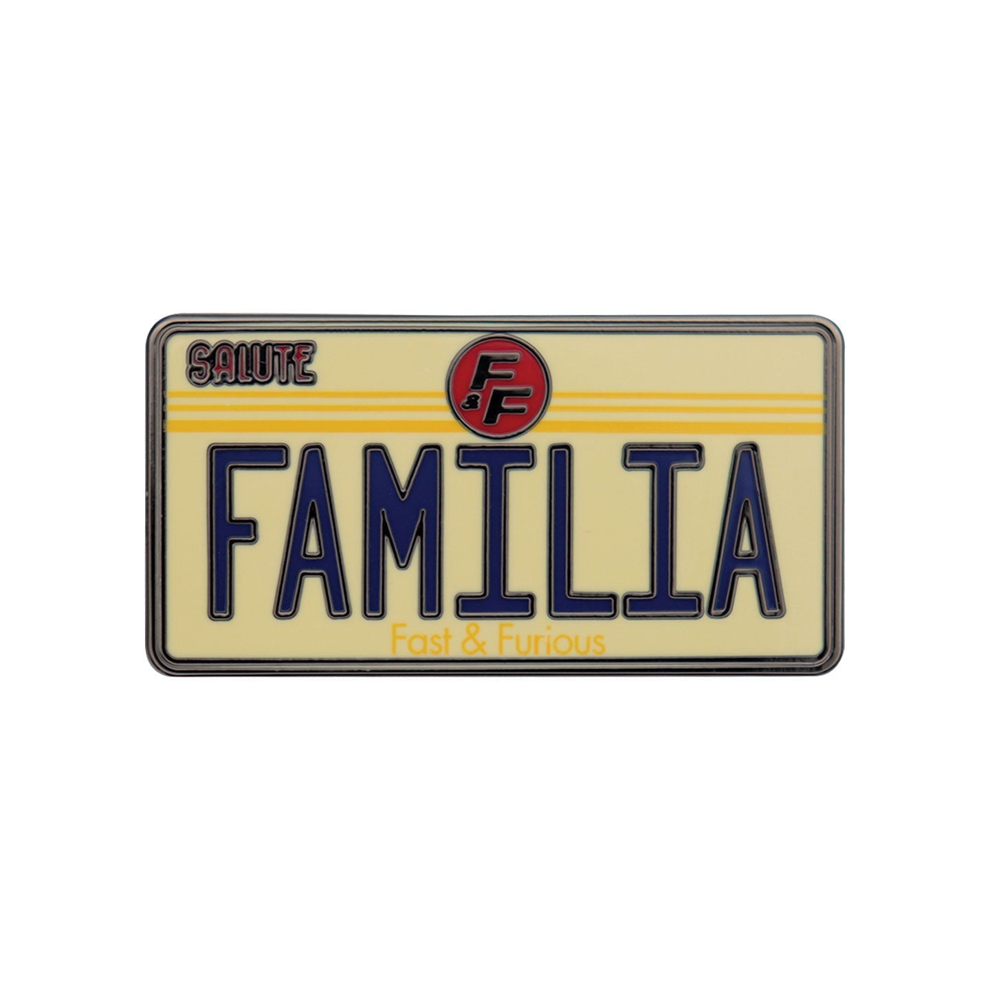 Pin's Fast & Furious - Familia License Plate