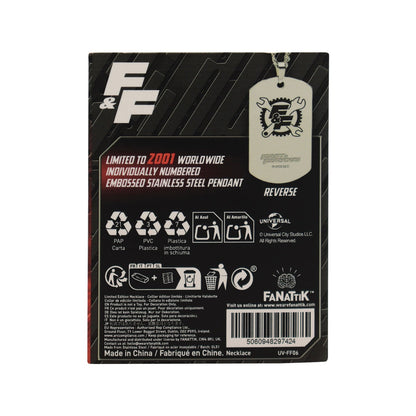 Objet collector Fast & Furious - Stainless Steel Dog TagBObjet collector Fast & Furious - Stainless Steel Dog TagiObjet collector Fast & Furious - Stainless Steel Dog TagjObjet collector Fast & Furious - Stainless Steel Dog TagoObjet collector Fast & Furious - Stainless Steel Dog TaguObjet collector Fast & Furious - Stainless Steel Dog Tag Objet collector Fast & Furious - Stainless Steel Dog TagcObjet collector Fast & Furious - Stainless Steel Dog TagoObjet collector Fast & Furious - Stainless Steel Dog Tag