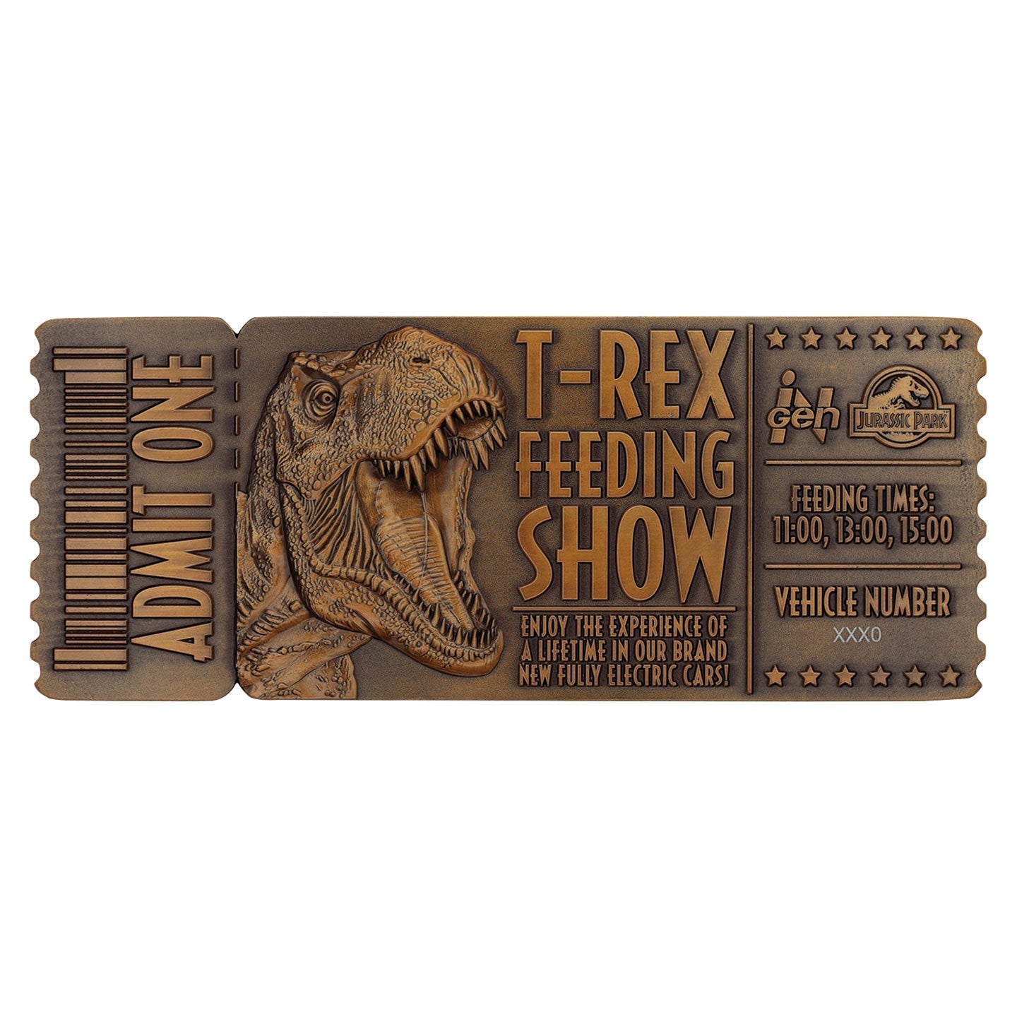 Objet collector Jurassic Park - Feeding Show Ticket