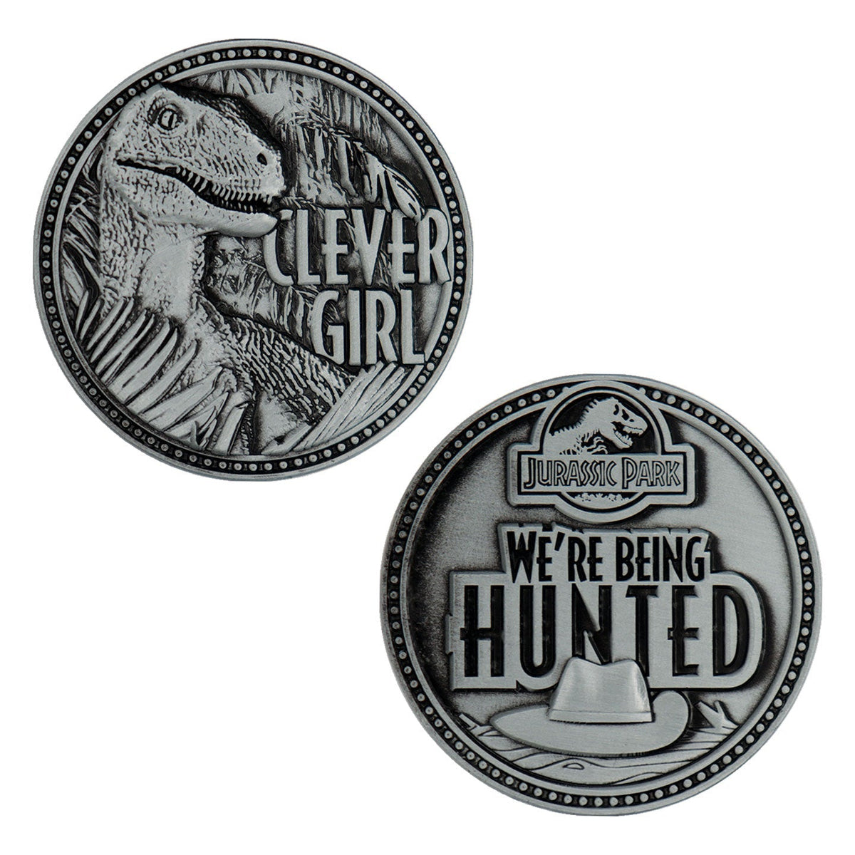 Pièce collector Jurassic Park - Clever Girl Raptor