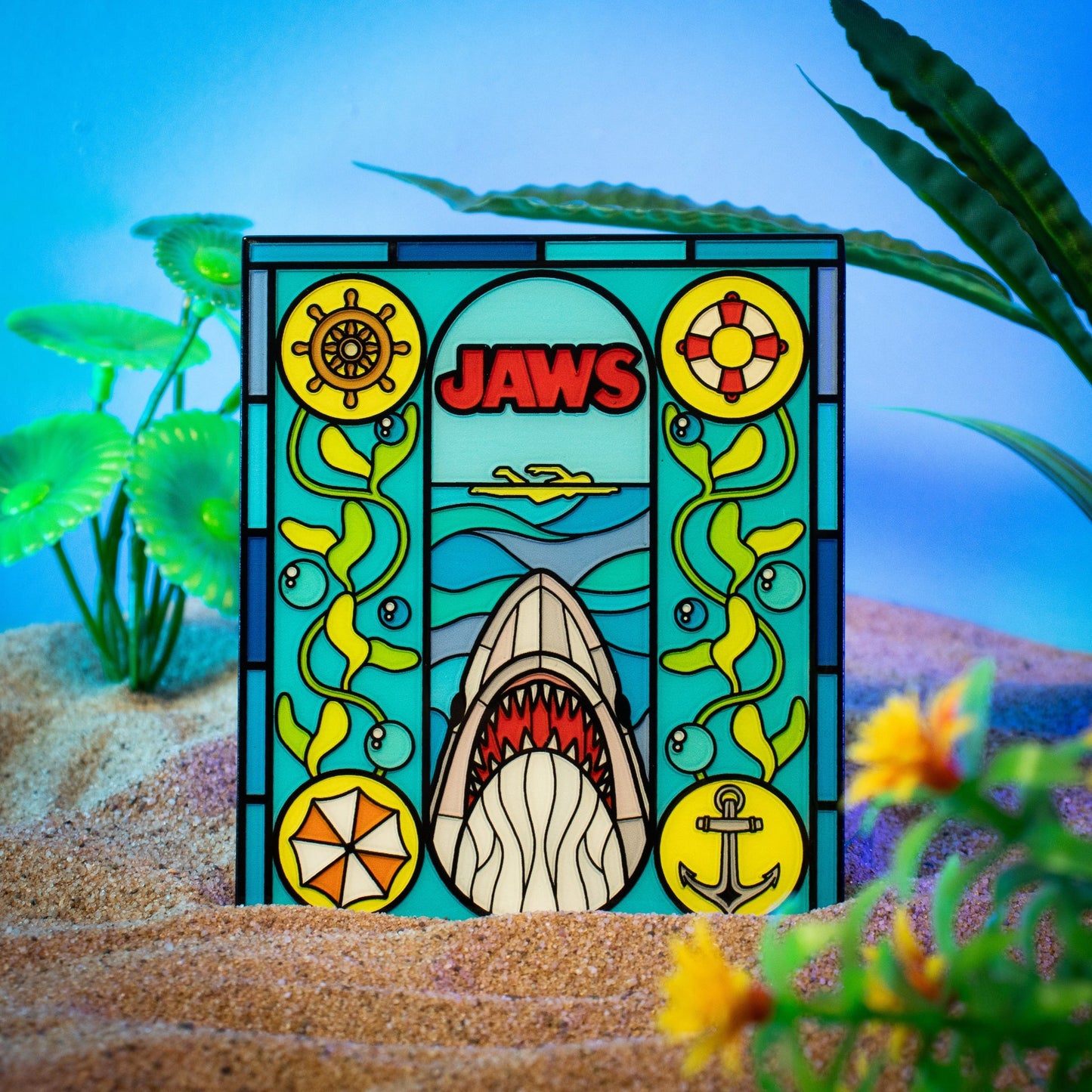 Lingot collector Les Dents de la Mer - Stained Glass Style