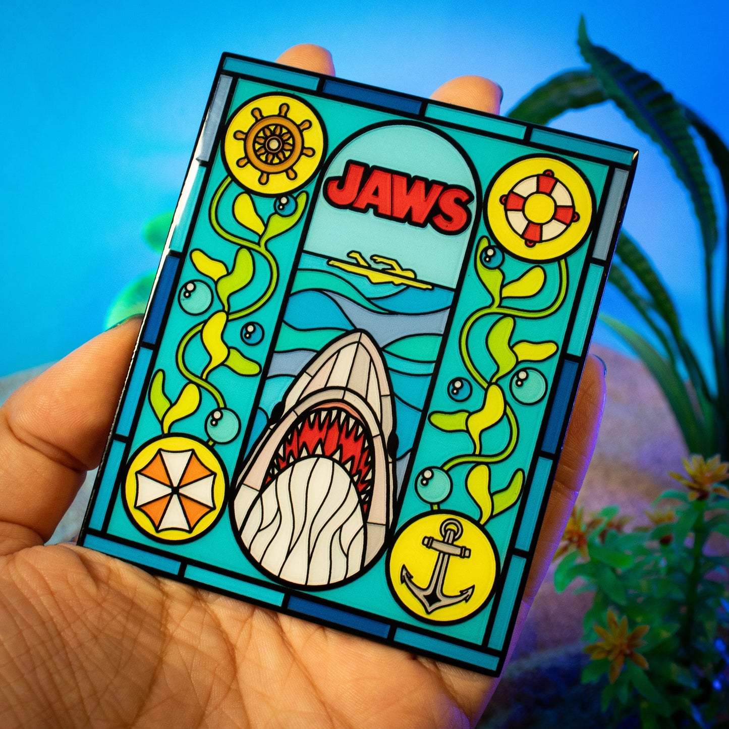 Lingot collector Les Dents de la Mer - Stained Glass Style