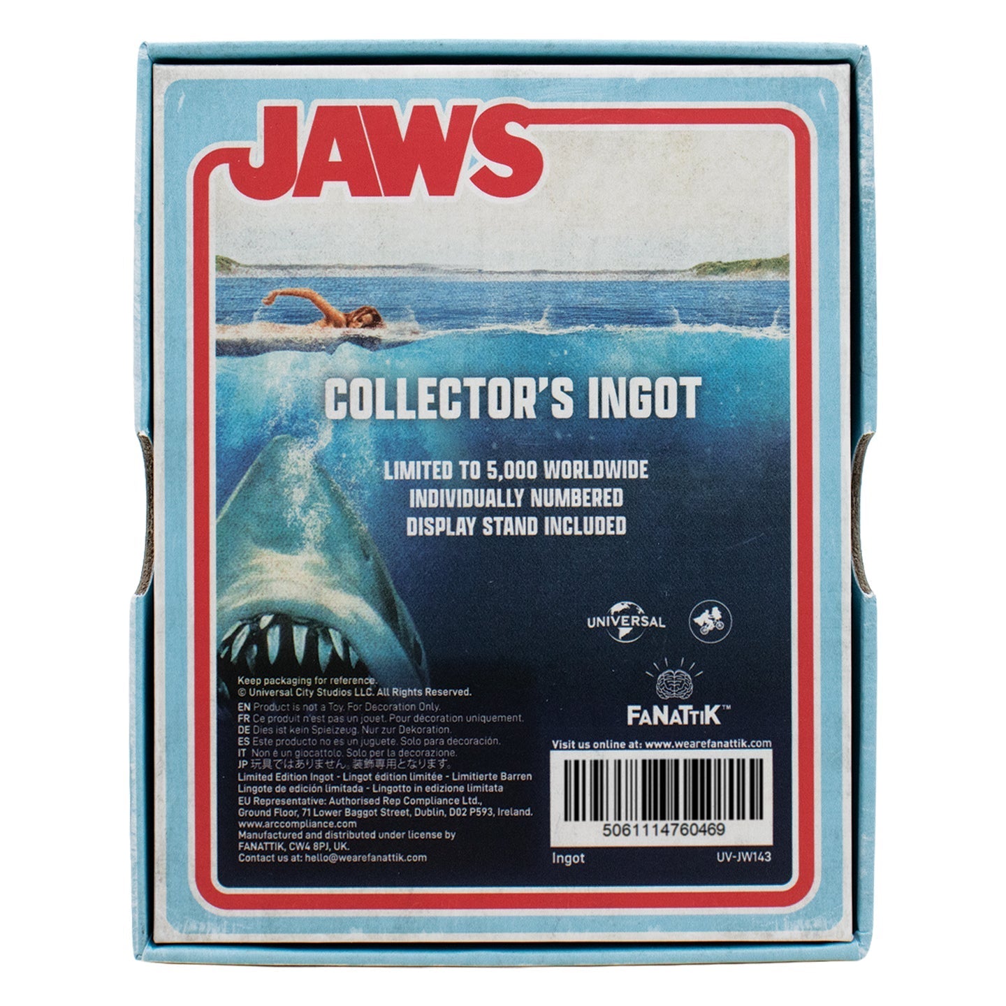 Lingot collector Les Dents de la Mer - Stained Glass Style