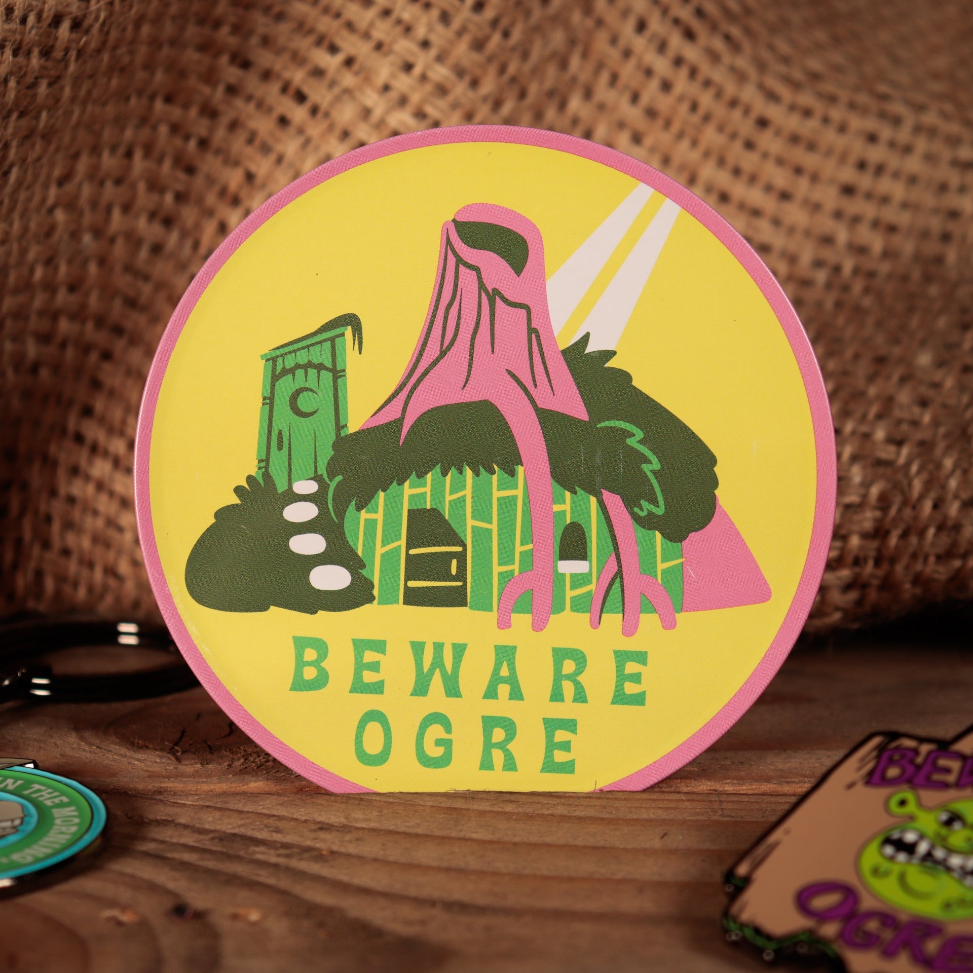Sous-verres Shrek - 4 Metal