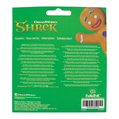 Sous-verres Shrek - 4 Metal