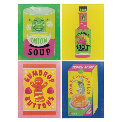 Set de 4 magnets Shrek