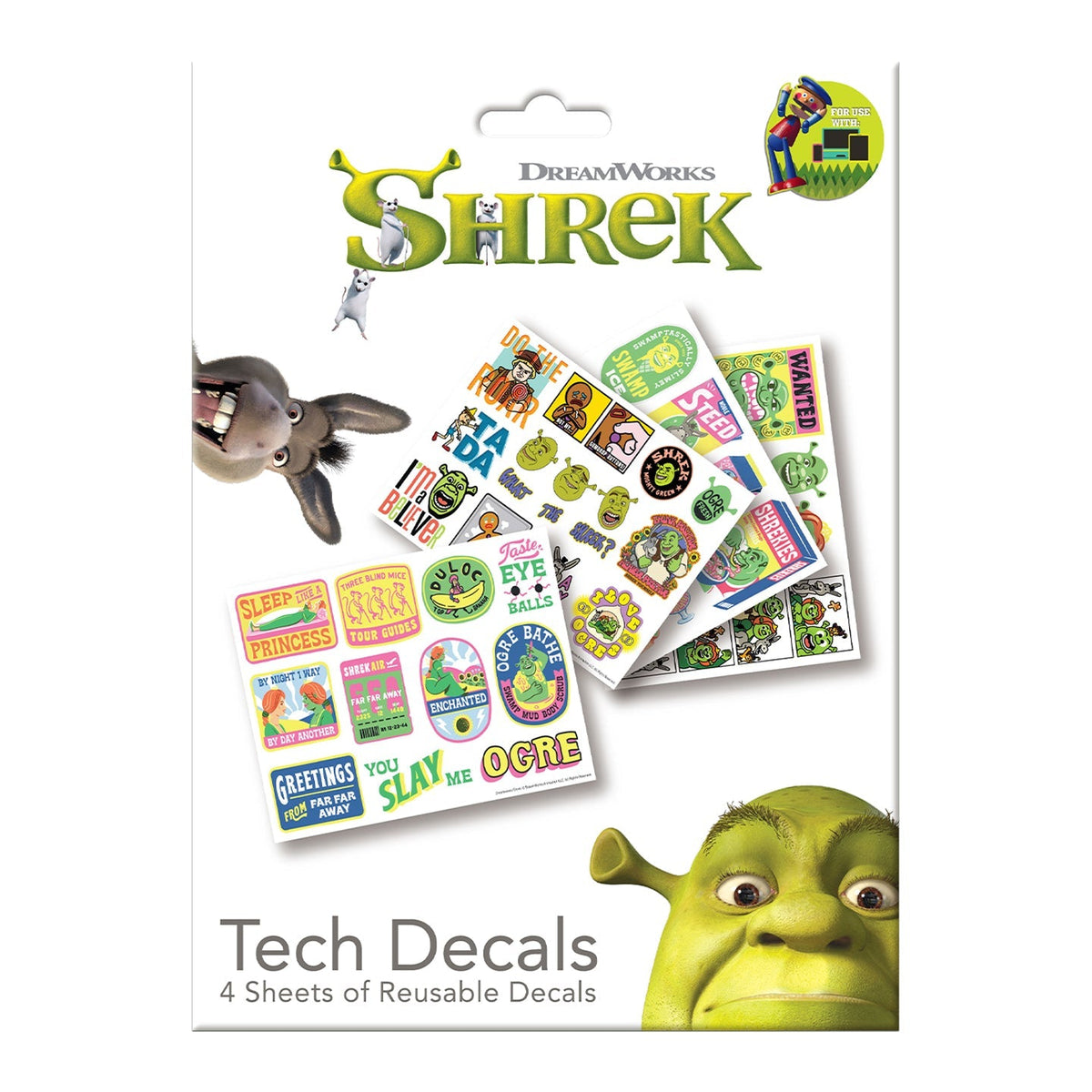 Stickers tech Shrek