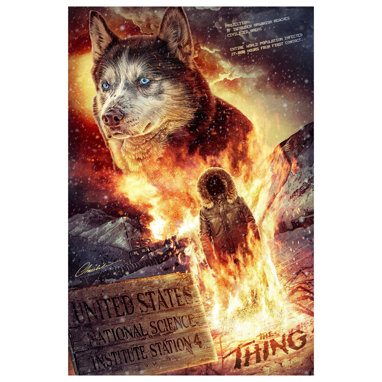Affiche collector The Thing