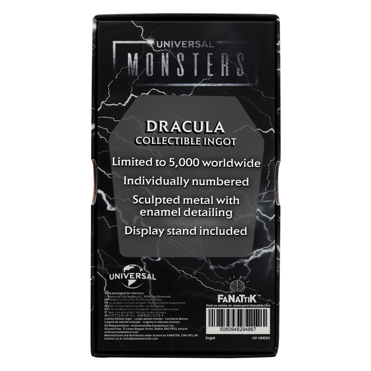 Lingot collector Universal Monsters - Dracula