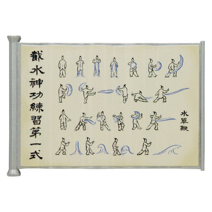 Réplique collector Avatar : Le Dernier Maître de l’Air - Waterbending Scroll Metal