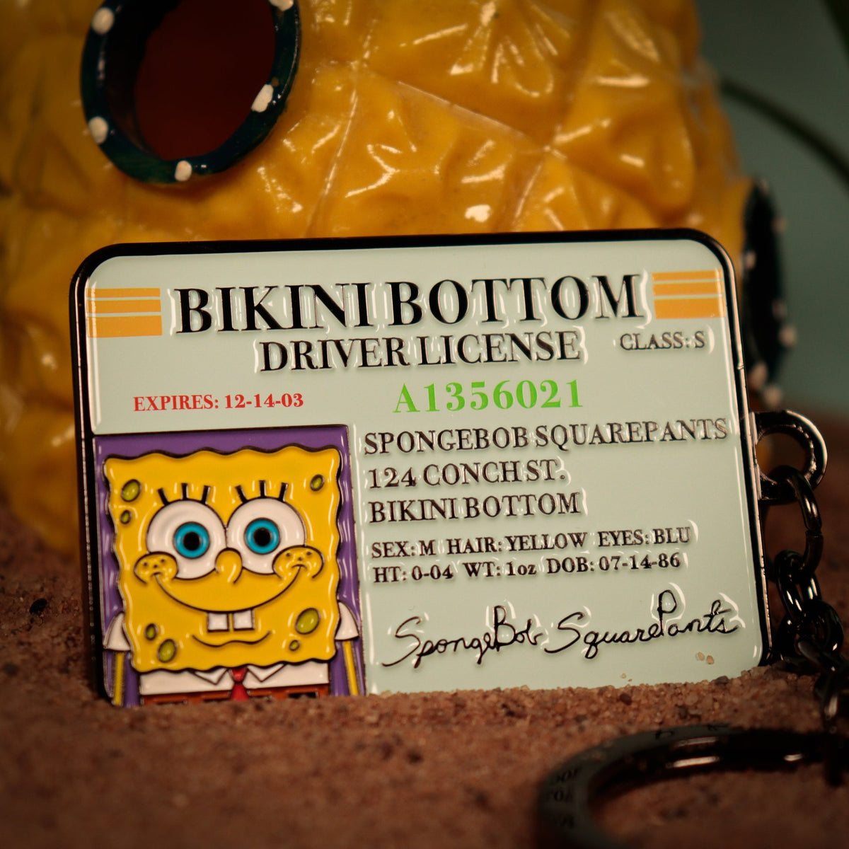 Porte-clés Bob l'éponge - Driver License