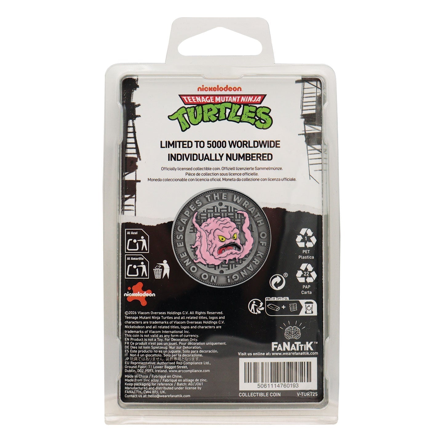Pièce collector Les Tortues Ninja - Krang