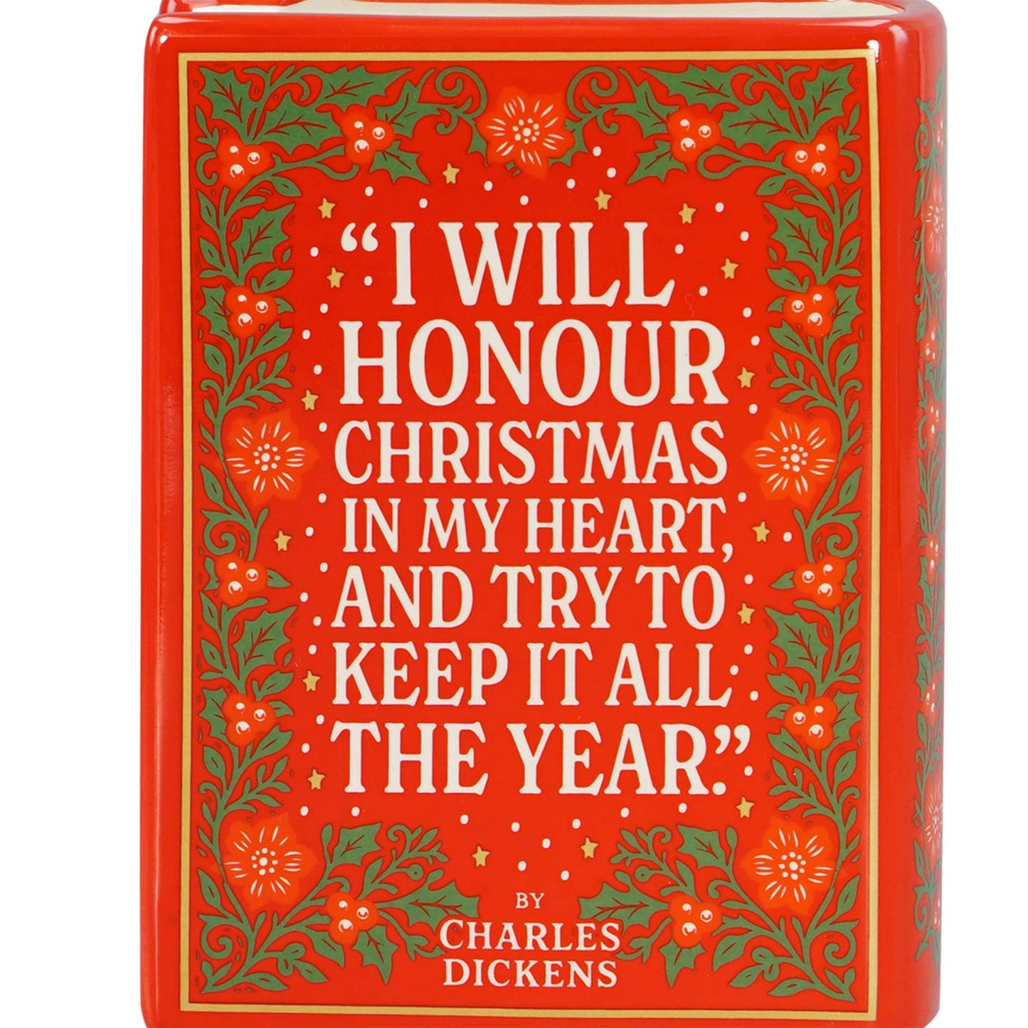 Pot en céramique Un chant de Noël 14 cm